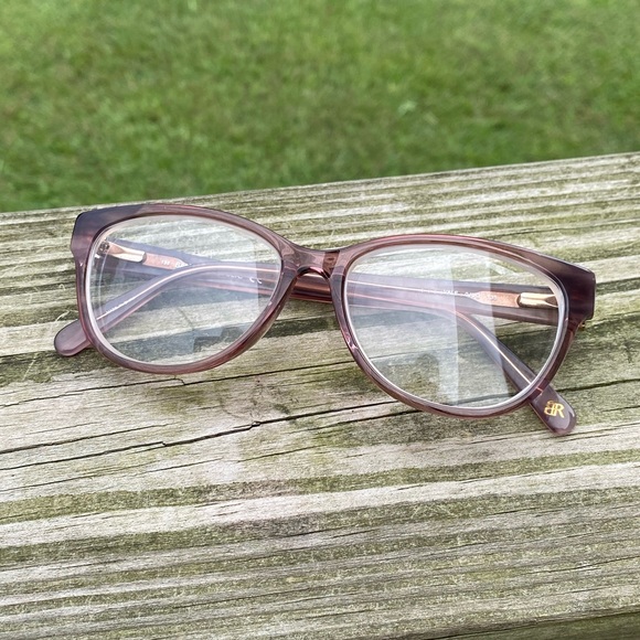 Banana Republic glasses frames Vale Mauve pink translucent 50[]15 135 - Picture 2 of 14